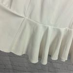 Veronica Beard  white ruffle peplum tennis skirts light academia size 2 preppy Photo 7