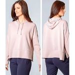 Mondetta  Ottoman Hoodie Blush Rose Pink Lightweight Boxy Activewear Active Small Photo 1