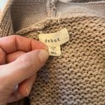 Debut  Chunky Knit mauve cardigan Photo 6