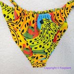 New! Set! It's Now Cool Square Tie Bikini set, top size S, bottom size M Yellow Photo 5