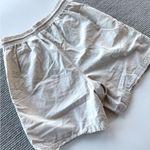 Vintage Erika & Co. Cotton Elastic Waist Drawstring Shorts Size Small Tan Photo 8