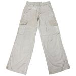 American Eagle Dreamy Drape Baggy Wide Leg Cargo Pants Mid Rise Khaki 2 Photo 0