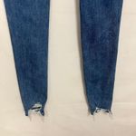 American Eagle  High Rise Jegging X-Long Sz 4 Distressed Whiskered Medium Wash Photo 7