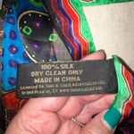 Laurel Burch  Dogs & Doggies Print Silk Fringe Scarf Size OS Photo 3