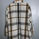 Ci Sono  Women's Plaid Blazer - Black, Gray, and Tan - Large Photo 4