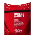 Nike  Red White Love Graphic Short Sleeve Casual V-Neck T-Shirt Women Sz XS Photo 7