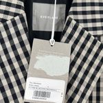 Everlane The ’80s Blazer Khaki Black Check Print Oversized Women's Size 4 NWT Photo 8