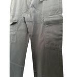 Mango  100% Cotton Pocket Cargo Jeans Pants Charcoal NWT Size 4/S Photo 6