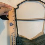 Binetti Olive green military flapper inspired silk dress size 2 Green Photo 7