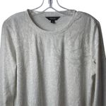 Vera Wang Simply Vera Women's Ivory Long Sleeve Shirt Size M Photo 1