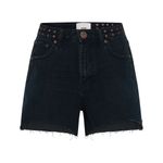 One Teaspoon  Fox Black Legend Mom Shorts size 25 NWOT Photo 1