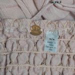 Free People  Adella Slip Dress Mini Rose Lace Adjustable Ruffle Smocked M New Photo 10