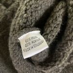 Peruvian Connection  XS Brown Wool Cardigan Cottagecore Boho Academia Cozy FLAW Photo 4