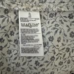 Old Navy XL Peasant Top Blouse Puffed Sleeve Smocked Back Floral Print Button Photo 6