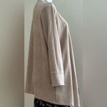 Gretchen Scott  WATERFALL SUEDE LIGHT TAN JACKET, SIZE S Photo 3