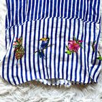 Vilagallo Dani tropical link stripe dress size 4 Blue Photo 8