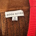 Moon River NWOT Brown Knit  Sweater XS Photo 2