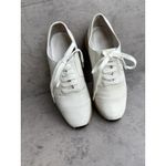 Vince Women’s White Leather Lace-Up Sneaker Espadrille Platform Size 7.5 COMFY Photo 4