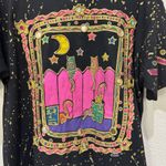 Vintage KWBL Black Graphic Hand Painted T Photo 2