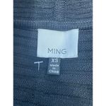 Ming Wang  Sweater Vest XS Black Long Length Wool Blend Knit Preppy Twee NWT Photo 5