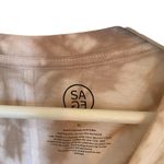 Sage  tie dye long sleeve XL crew neck NEW tan cream Photo 3