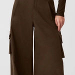 Alo Yoga Alo Show Off Cargo Wide Leg Trouser (Long) Photo 0