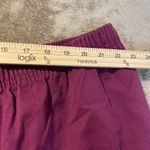Woman Within New  Pants Womens 32W Stretch Cropped Pull On Magenta Pink Capri Photo 4