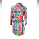 Talbots Madras Shirtdress Multicolor Size 2 Photo 3