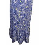 Vineyard Vines Martha’s Palm Print Ruffle Strapless Maxi Dress Sz Sm Resort EUC Photo 10