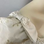 Vintage 1950s Wedding Dress House of Bianchi Southern Belle Basque Waist Bows White Size XS Photo 11