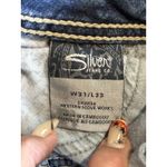 Silver Jeans Suki 17" Surplus Light Wash Low Rise Embroidery Size 31x33 Western Photo 6