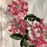 Women's Ann Taylor Outlet Ivory Skirt Pink Florals Size 10 EUC #7748 White Photo 1