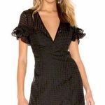BCBGeneration NWT Revolve × Black Fit and Flare Ruffle Mini Dress Photo 0