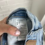 American Eagle Strigid Highest Rise Distressed 90s Boyfriend Denim Shorts Size 0 Photo 3