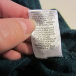 Chaser  Waffle Knit Button Cuff Thermal Top Teal Long Sleeve S Photo 4