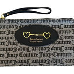 Juicy Couture Y2K  Iconic Signature Black Logo Wristlet Clutch Wallet NEW Photo 0