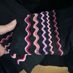 Bob Mackie  Wearable Art Jacket Size Large Colorful Zigzag Design Button Up Photo 3