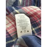 Rails Hunter Plaid Flannel Button Down Shirt Womens Large Purple Pink Blue White Photo 3