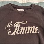 Sol Angeles  La Femme Anthropologie Sweatshirt Graphic S Crewneck Photo 7