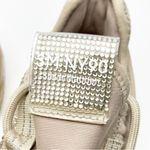 Steve Madden Maxima Blush Bedazzled Rhinestones Lace Up Chunky Sneakers, Size 8 Photo 2