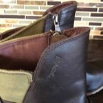 Teva ‎ de la vina brown leather sage Green canvas moto boots women’s US 6 EU 37 Photo 7