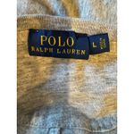 Ralph Lauren Polo  Dress Women Large Gray Cotton Knit Maxi Preppy Athleisure Photo 7