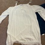 Jack by BB Dakota Jack xs white tunic top cold shoulder Photo 0