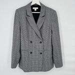 Treasure & Bond Black and White Plaid Blazer Size Medium Photo 1
