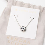 Kendra Scott  - Silver Soccer Short Pendant Necklace Photo 0