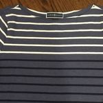 Karen Scott Striped Cuffed Elbow Sleeve Top Photo 3