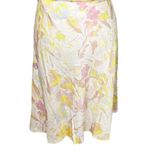 Ted Baker Camily Cowl Front Satin Mini Dress Floral Cold Shoulder Size 6 US 12 Photo 4