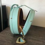 Juicy Couture Vintage Y2K  Train Case Cosmetic Bag Travel Purse Round Tiffany VTG Photo 14