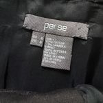 Per Se Per‎ Se Black Pencil Skirt With Silver Accents And Mirror-Like Buttons Size 4 Photo 1