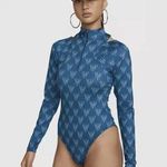 Nike NWT Serena Williams Design Crew Long-sleeve Bodysuit Blue Photo 0